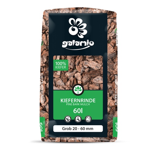 [MUC60] Galamio Kiefernrinde Grob 20 - 60 mm 60 l